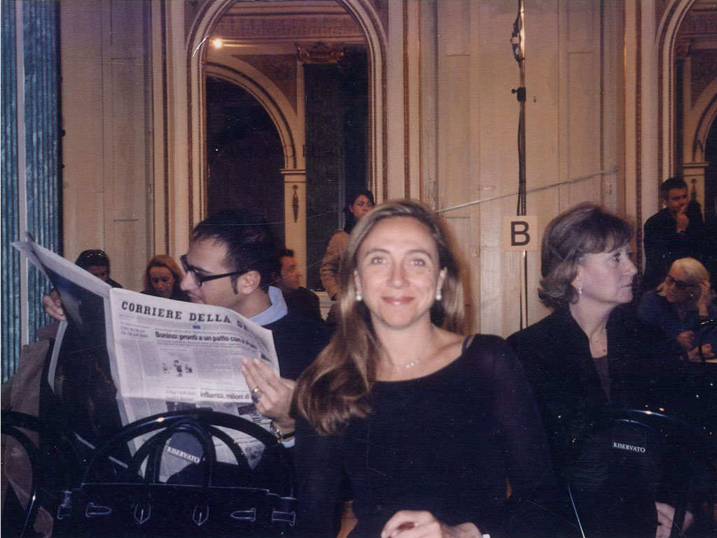 Em Milão esperando o desfile masculino do Ermenegildo Zegna